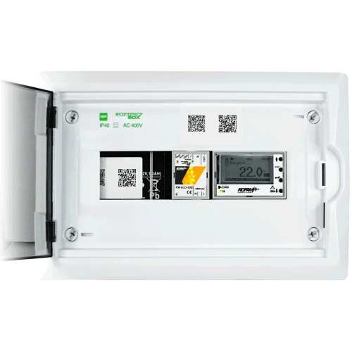 Pannello MultiGSM-LCD-HMI-D4M-2 in custodia per barra DIN