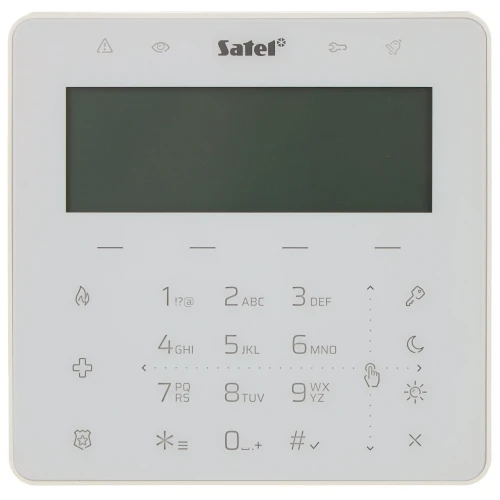 Tastiera sensoriale per centralina allarme INT-KSG2R-W SATEL