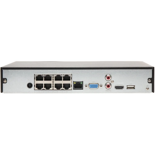 Registratore IP NVR4108HS-8P-4KS2/L 8 canali + switch POE a 8 porte DAHUA