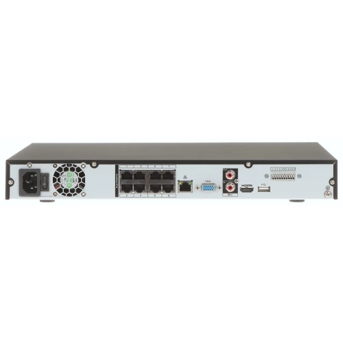 Registratore IP NVR4208-8P-4KS2/L 8 canali + switch POE a 8 porte DAHUA