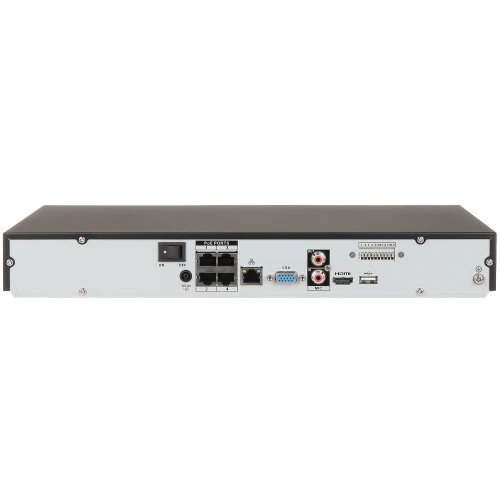 Registratore IP NVR4204-P-4KS2/L 4 canali + switch POE a 4 porte DAHUA