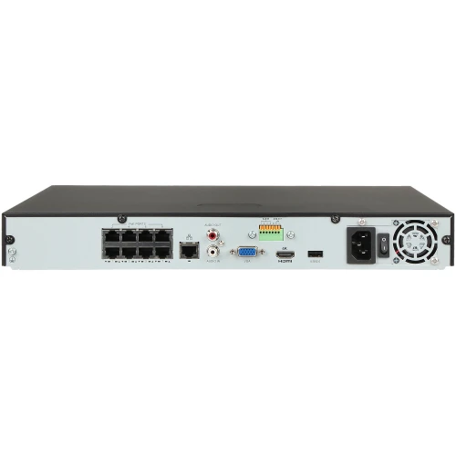 Registratore IP NVR208S-P8 8 canali + switch POE a 8 porte UNIARCH
