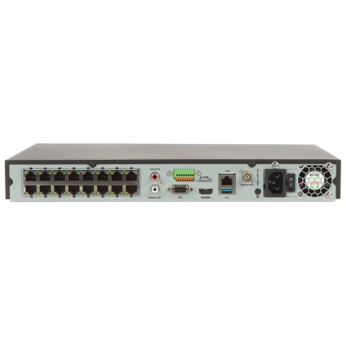 Registratore IP DS-7616NXI-I2/16P/S(C) 16 canali + switch POE a 16 porte ACUSENSE Hikvision