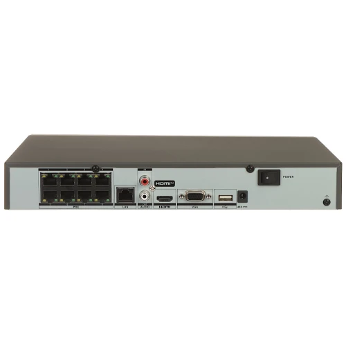 Registratore IP DS-7608NXI-K1/8P 8 canali, 8 PoE ACUSENSE Hikvision