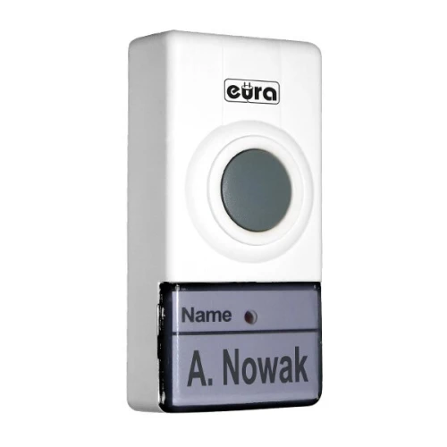 Pulsante esterno per campanelli EURA BELL+ WDA-01A3 bianco
