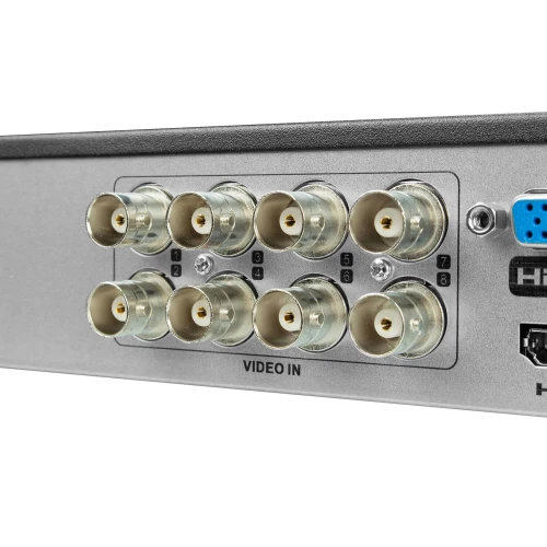 DVR-8CH-4MP Registratore digitale ibrido per monitoraggio HiLook by Hikvision
