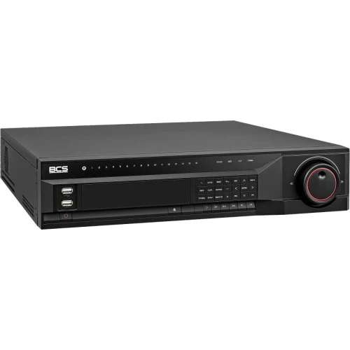 Registratore IP a 32 canali BCS-L-NVR3208-A-4K con 8 dischi, 32Mpx, HDMI, 4K, BCS LINE