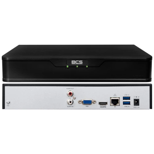 Registratore IP BCS-P-NVR1601-4K(3) 16 canali 4K