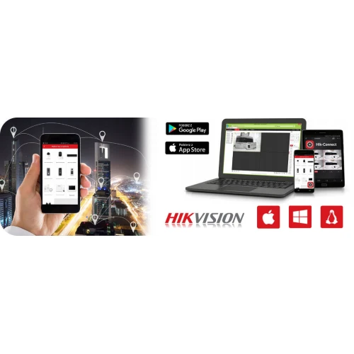Monitoraggio set wireless Hikvision Ezviz 8 telecamere C3T Pro WiFi 4MPx 1TB