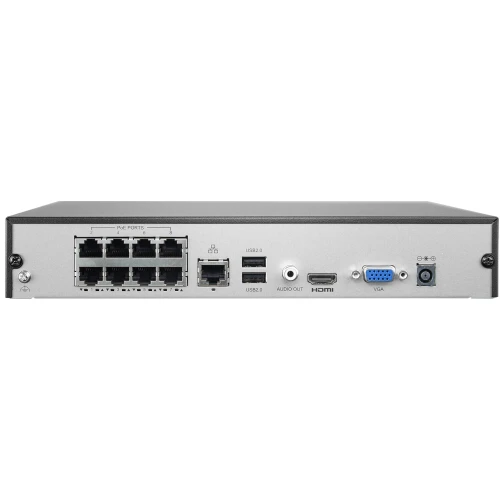Registratore di rete a 8 canali BCS-B-NVR0801-8P(2.0) fino a 8MPx con switch POE integrato