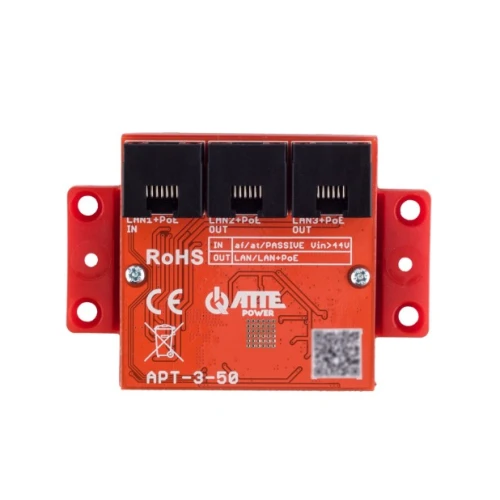 Switch PoE 3 portowy ATTE 10/100/1000Mbps extender APT-3-50