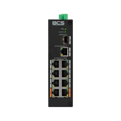 SWITCH POE BBCS-L-SP0801G-1SFP(2) a 9 porte