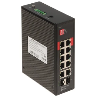 Switch industriale POE GTX-P1-12-82G-V2 a 8 porte SFP