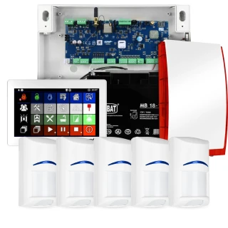 Sistema di allarme Ropam NeoLTE-IP-64, 5x sensore BOSCH, TPR-7W, GSM, Wi-Fi
