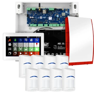 Sistema di allarme Ropam NeoLTE-IP-64, 8x sensore BOSCH, TPR-7W, GSM, Wi-Fi