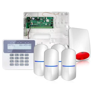 Sistema di allarme Satel Perfecta 16, 4x Sensore, LCD, App mobile, Notifiche
