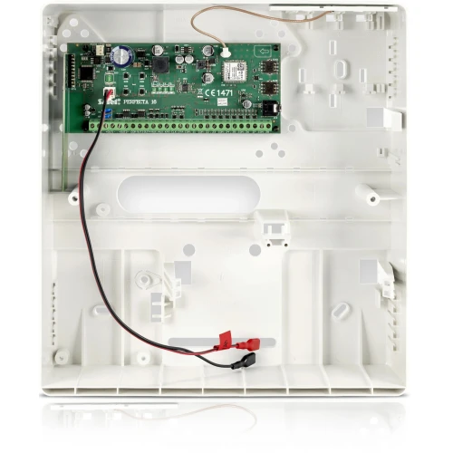 Sistema di allarme Satel Perfecta 16, 8x Sensore, LCD, Segnalatore SP-4001 R, accessori