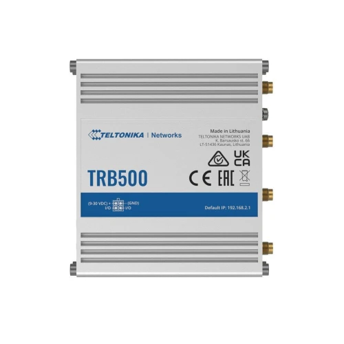 Teltonika TRB500 | Gateway, Porta 5G | SA & NSA, 1x RJ45 1000Mb/s, 1x mini SIM