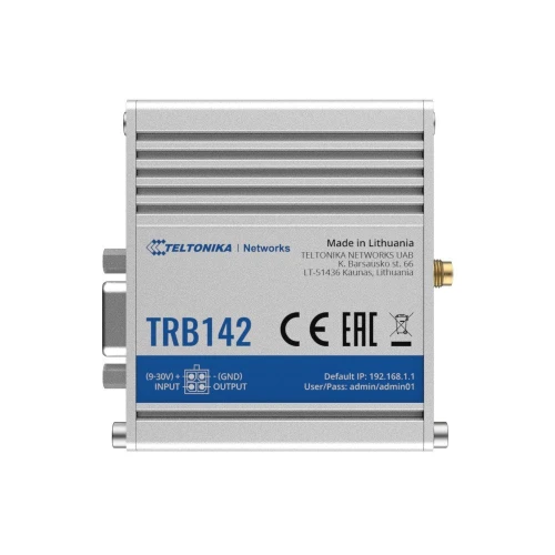 Teltonika TRB142 | Gateway, porta IoT | LTE Cat 1, RS232, Gestione remota