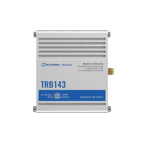 Teltonika TRB143 | Gateway, porta IoT | LTE Cat 4, 3G, 2G, M-Bus, Gestione remota