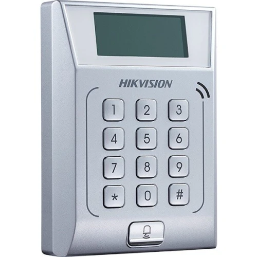Kit di accesso Hikvision DS-K1T802M, 6x carta di prossimità, elettroserratura, alimentatore