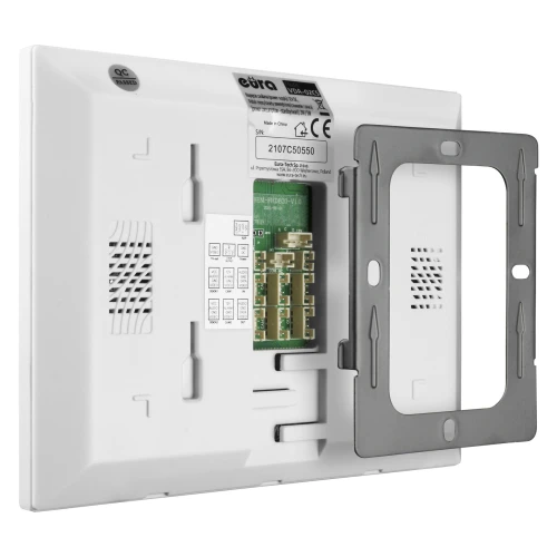 Monitor EURA VDA-02C5 - bianco, LCD 7'', FHD, supporto per 2 ingressi