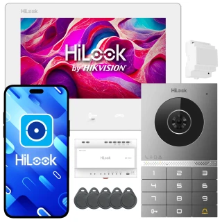 Videocitofono HD-VIS-02-K, 2 fili, IP, WiFi, App HiLook by Hikvision