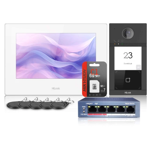 Citofono Video HiLook IP-VIS-Pro-W