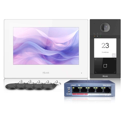Citofono Video HiLook IP-VIS-Pro-W