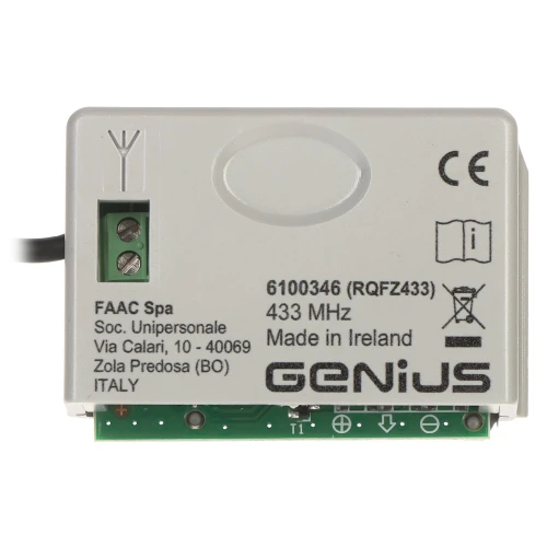 Modulo radio per cancelli GENIUS-XF433