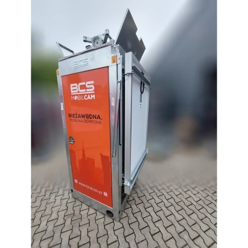 Torre di monitoraggio BCS MOBILCAM BCS-PS2X305W con pannelli solari