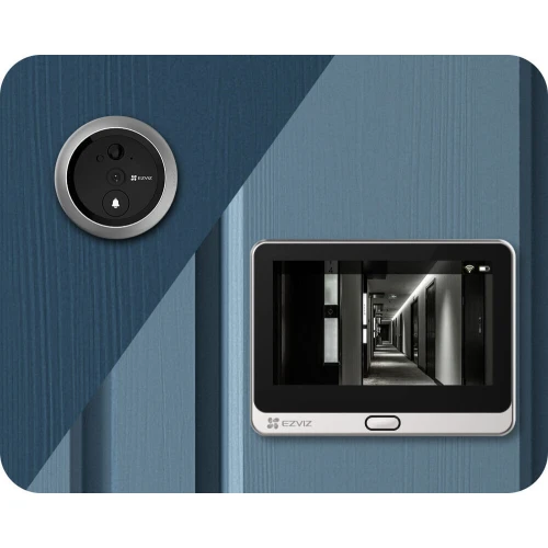 Spioncino elettronico per porte EZVIZ CS-DP2C con telecamera a infrarossi e sensore PIR