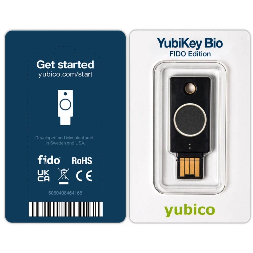 Yubico YubiKey Bio - Chiave hardware biometrica U2F FIDO/FIDO2