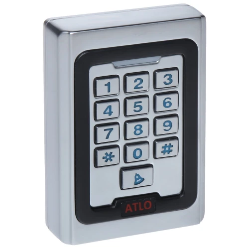 Kit di controllo accessi ATLO-KRM-511, alimentatore, serratura elettrica, carte di accesso