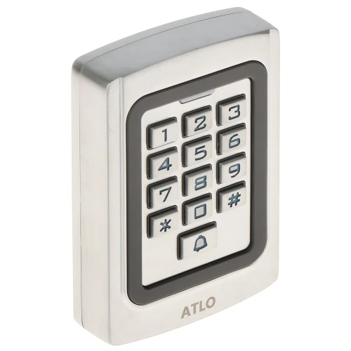 Kit di controllo accessi ATLO-KRMD-512, alimentatore, serratura elettrica, carte di accesso