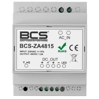 Alimentatore di rete BCS-ZA4815 per dispositivi elettronici esigenti