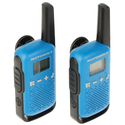 Set di 2 radiotelefoni PMR MOTOROLA-T42/BLUE 446.1MHz ... 446.2MHz