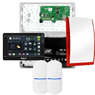 Set di allarme SATEL INTEGRA 32, 2x sensore, sirena, manipolatore nero INT-TSI-B