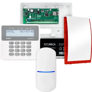 Set di allarme SATEL PERFECTA 32 IP, 1x sensore PET, sirena, tastiera