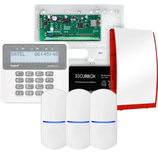 Kit di allarme SATEL PERFECTA 32 IP, 3x sensore PET, sirena, tastiera