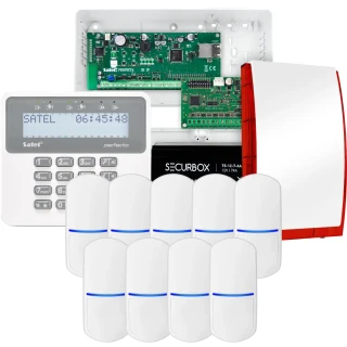 Set di allarme SATEL PERFECTA 32 IP, 9x sensore, sirena, tastiera