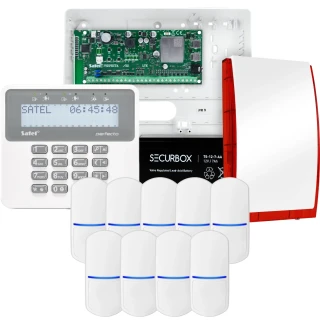 Set di allarme SATEL PERFECTA 32 LTE, 9x sensore, sirena, tastiera