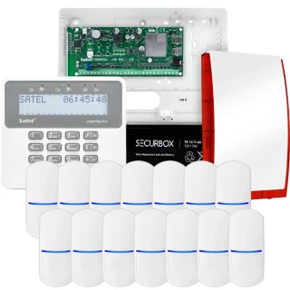 Kit di allarme SATEL PERFECTA 32-WRL LTE, 14x sensore, sirena, tastiera