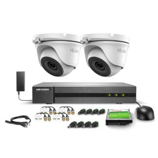 Kit di monitoraggio 2x TVICAM-T2M, FullHD, IR 20m Hikvision