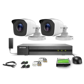 Kit di monitoraggio 2x TVICAM-B2M, FullHD, IR20m Hikvision