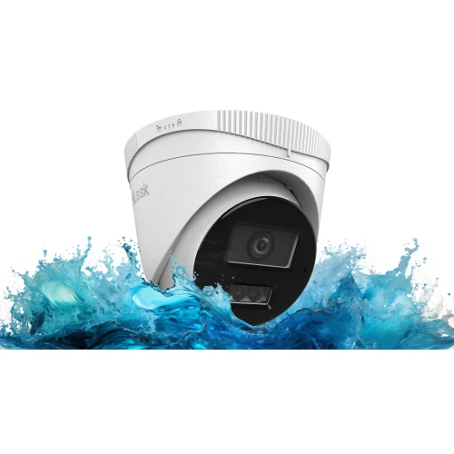 Kit di monitoraggio 2x IPCAM-T2, Full HD, IR 30m, PoE, H.265+ Hilook Hikvision