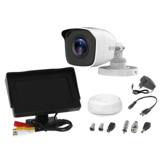 Kit di monitoraggio telecamera Hikvision Hilook TVICAM-B2M tubolare monitor 4,3" alimentatore cavo visualizzazione sul monitor