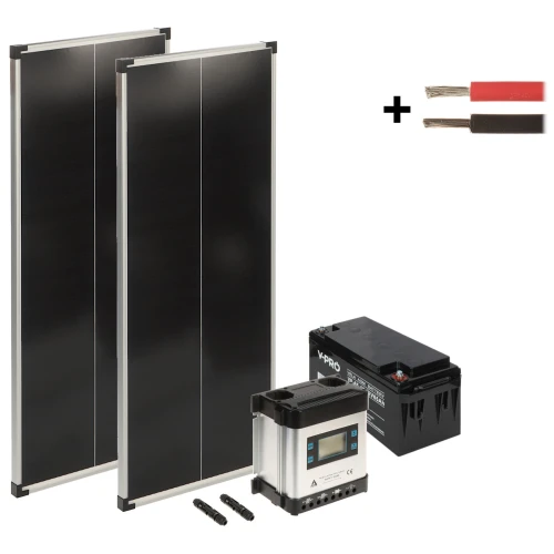 Set fotovoltaico SP-KIT-2X100/65/MPPT-LCD 540Wh
