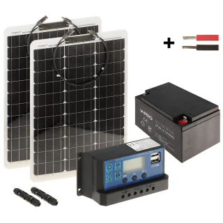 Set fotovoltaico SP-KIT-2X50/26/PWM 225Wh