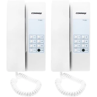 Set Interfono Commax TP-6RC con 2 Cuffie